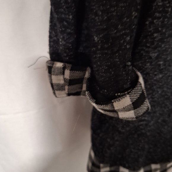 Lane Bryant Charcoal Long Sleeve Blouse - Picture 3 of 8